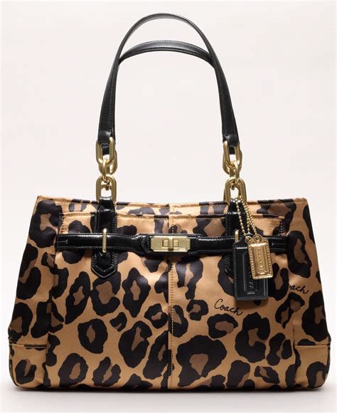 cheetah coach purse|coach cow print purse.